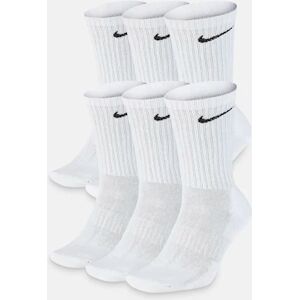 Nike 6-pack vita strumpor  - Everyday Cushioned Unisex M Multi