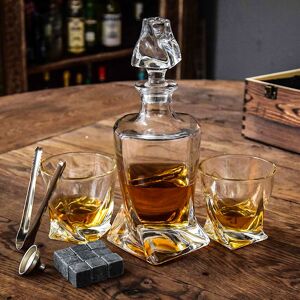 MIKAMAX Twisted Whiskey Karaff Set