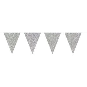 FOLAT Vimpelgirlang Glitter Silver