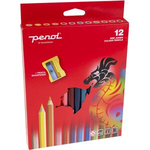 TACTIC Penol Mini Jumbo Färgpennor 12-Pack