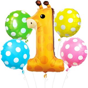 GODAN Giraff Ballongbukett 1 år