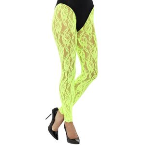 Spets Leggings Neon Grön