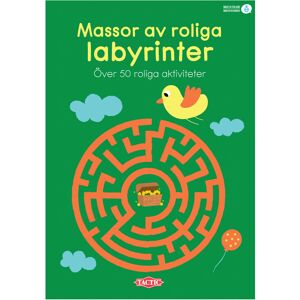 TACTIC Massor Av Roliga Labyrinter Pysselbok