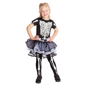 FOLAT Skelettklänning Deluxe Barn (Small (3-5 år))