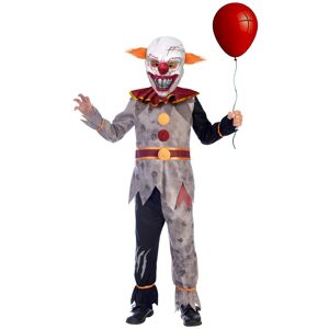 Elak Clown Maskeraddräkt Barn (8-10 år (128-140 cm))