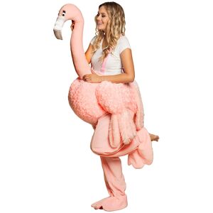 Ridande Flamingo Maskeraddräkt