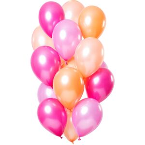 FOLAT Peachy Flamingo Metallic Ballonger Mix