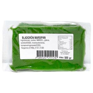 ÖREBRO BAGERIVAROR Marsipan Bladgrön 500 gram