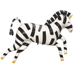 PARTYDECO Zebra Djur Folieballong