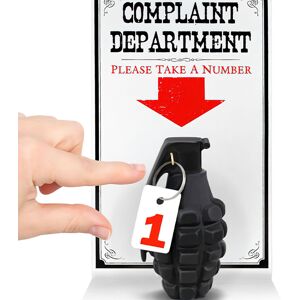 BIGMOUTH Complaint Department Skylt