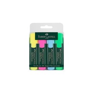 Överstrykningspenna Faber-Castell 4-pack