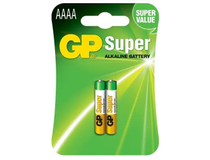 GP Batteri GP Super Alkaline AAAA 25A/LR61 2st/fp