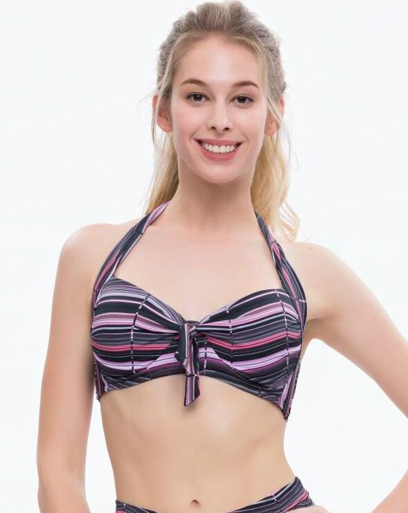 Sunseeker Prismatic Stripe Dessert Dark B-D Cup Bikiniöverdel Sunseeker Sunseeker Prismatic Stripe Dessert Dark B-D Cup Bikiniöverdel Sunseeker
