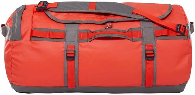 The North Face Base Camp Duffel M Acrylic Orange Slitstark Expeditionsväska The North Face