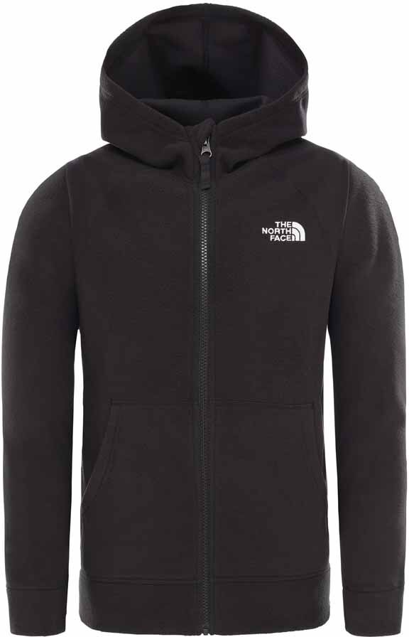 The North Face Glacier Fleece Hoodie Junior Svart The North Face Glacier Fleece Hoodie Junior Svart