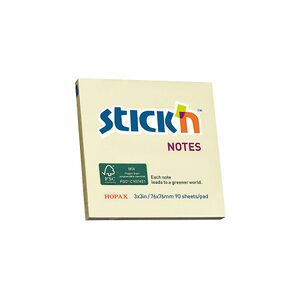 Stick'n Notis Stick 76x76 Gul 12st/fp