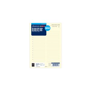 Filofax A5 Dagbok Refill 2024 D/s