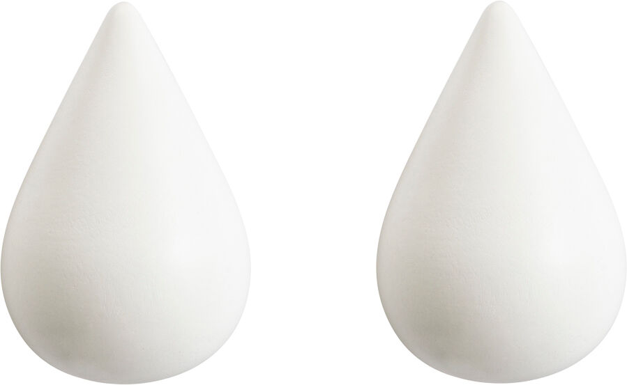 Normann Copenhagen Dropit Väggkrok stor 2-pack Vit