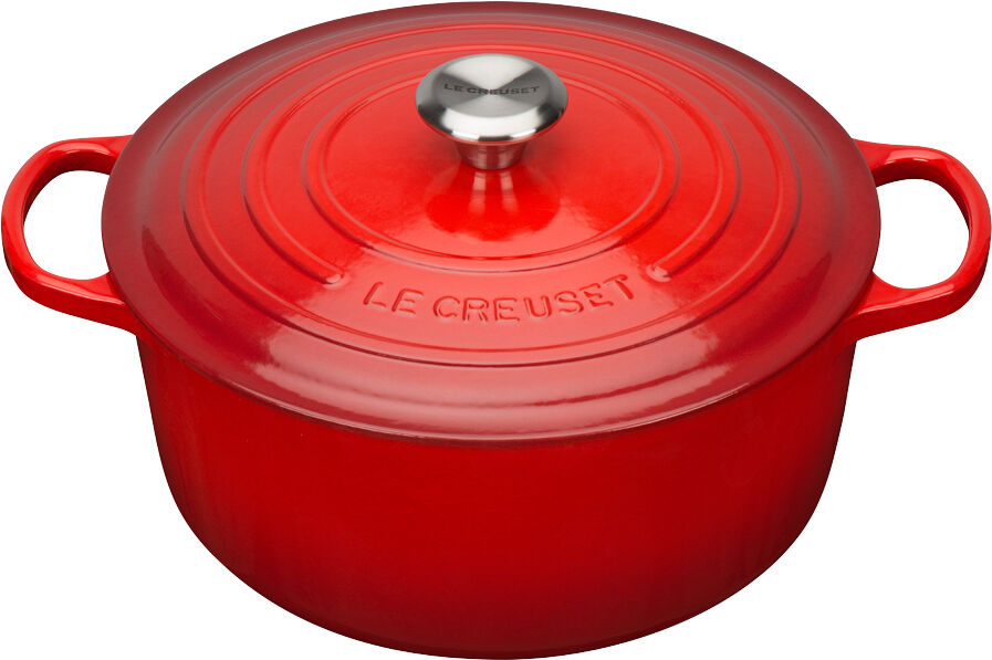 Le Creuset Signature Gjutjärnsgryta rund 28 cm 6,7 L Cerise