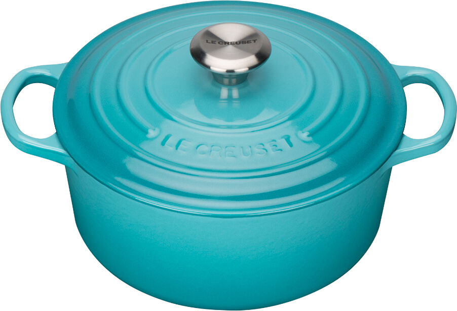 Le Creuset Signature Gjutjärnsgryta rund 24 cm 4,2 L Caribbean