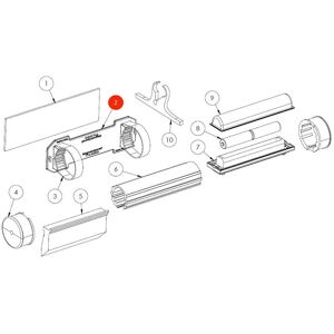 MagnetoSpeed Mounting Plate w/integrated hooks, T1000