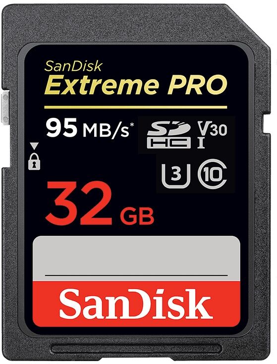 SanDisk SDHC Extreme Pro 32GB 95MB/s SanDisk SDHC Extreme Pro 32GB 95MB/s