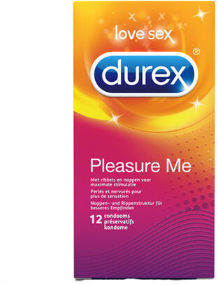 Durex Pleasure Me - 12 st kondomer Durex Pleasure Me - 12 st kondomer