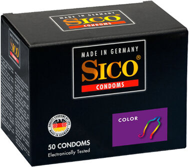Sico Color - 50 Condoms Sico Color - 50 Condoms