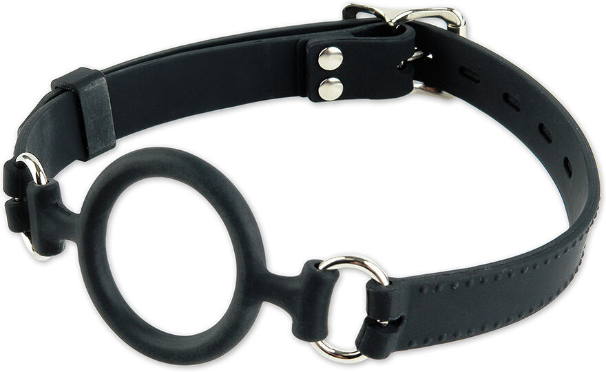 Silicone O-Ring Gag Black Silicone O-Ring Gag Black