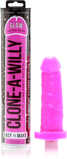 Clone A Willy Kit - Glow-in-the-Dark Hot Pink Clone A Willy Kit - Glow-in-the-Dark Hot Pink