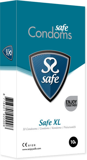 Safe - XL Kondomer 10 st Safe - XL Kondomer 10 st