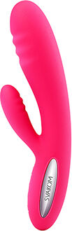 Adonis Rabbit Vibrator Plum Red Adonis Rabbit Vibrator Plum Red