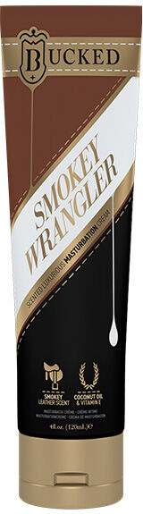 Bucked - Smokey Wrangler Masturbation Cream Leather Scent 120 ml