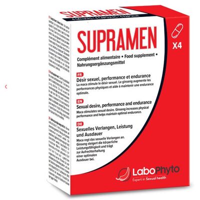 Labophyto Ginseng Maca Kosttillskott - Förbättrar Ytelse - 4 i 1 Labophyto Ginseng Maca Kosttillskott - Förbättrar Ytelse - 4 i 1