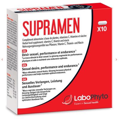 Labophyto Supramen Förbättrad Erektion - 10 kapslar Labophyto Supramen Förbättrad Erektion - 10 kapslar