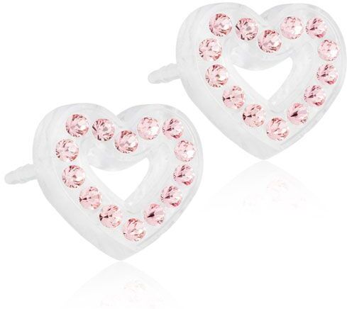 Blomdahls - Mp Brilliance Heart Hollow 10mm, Light Rose