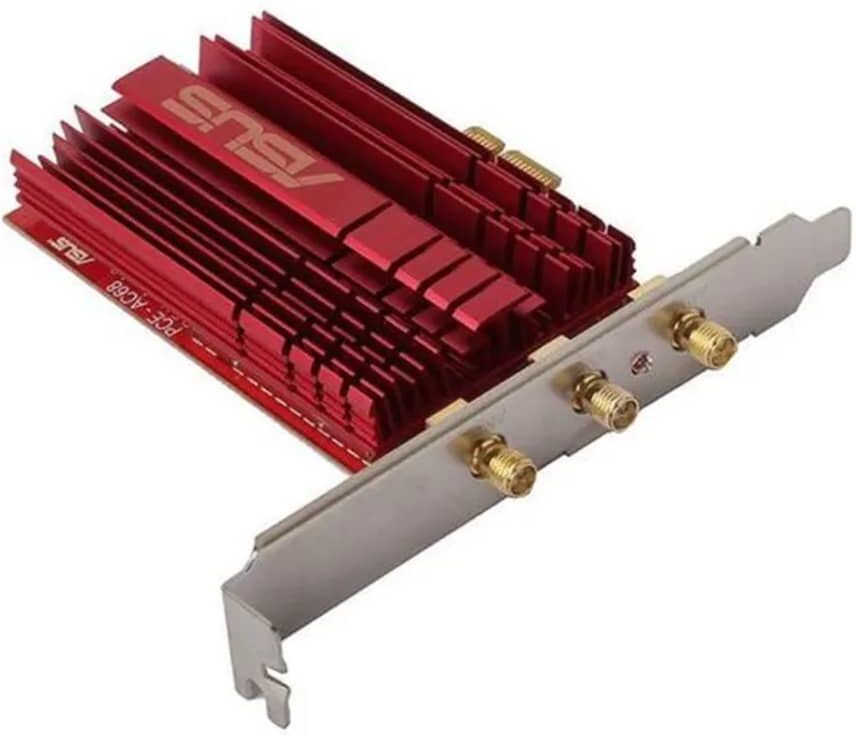 Asus Wireless 802.11ac 3*3 Dual-band PCI-E card Asus Wireless 802.11ac 3*3 Dual-band PCI-E card