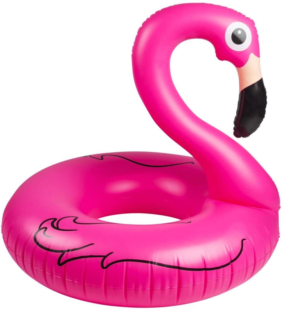 BigBuy Uppblåsbar Badleksak, Flamingo Ring BigBuy Uppblåsbar Badleksak, Flamingo Ring
