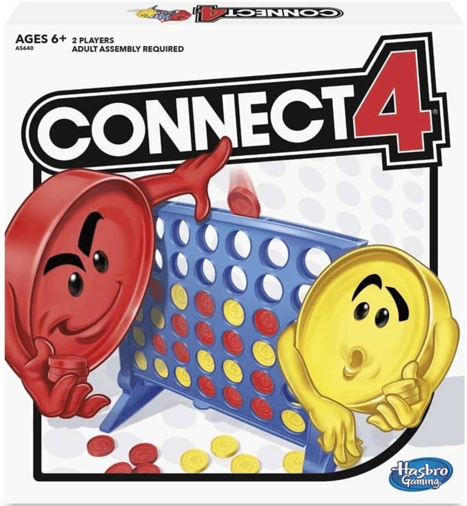 Hasbro Fyra i Rad, Brädspel för 2 spelare Hasbro Fyra i Rad, Brädspel för 2 spelare