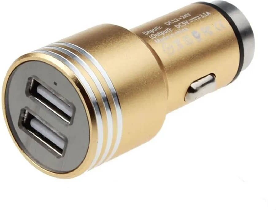 eStore Universell Billaddare med Fönsterkrossare - Guld eStore Universell Billaddare med Fönsterkrossare - Guld