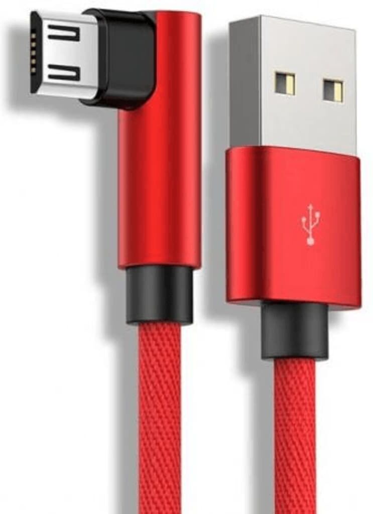 ExpressVaruhuset 2m Slitstark Flätad Metallic Micro-USB Kabel Quick Charge 3.0 ExpressVaruhuset 2m Slitstark Flätad Metallic Micro-USB Kabel Quick Charge 3.0