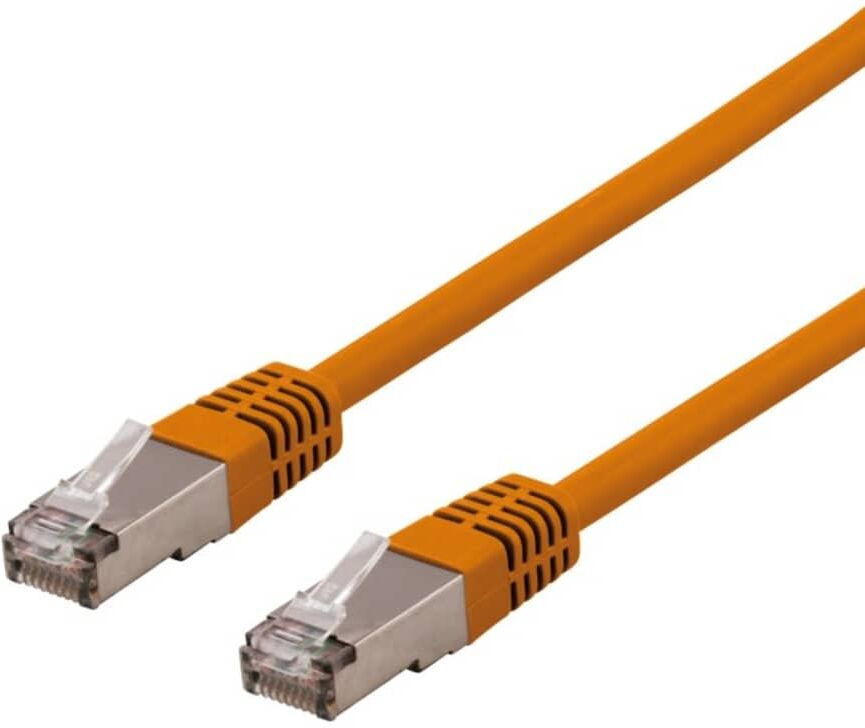 Deltaco S/FTP Cat6 patchkabel, delta cert, LSZH, 2m, orange Deltaco S/FTP Cat6 patchkabel, delta cert, LSZH, 2m, orange