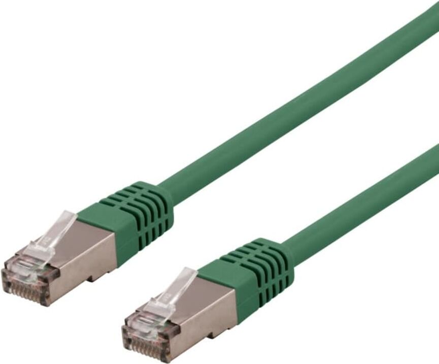 Deltaco U/FTP Cat6a patchkabel, delta cert, LSZH, 3m, grön Deltaco U/FTP Cat6a patchkabel, delta cert, LSZH, 3m, grön