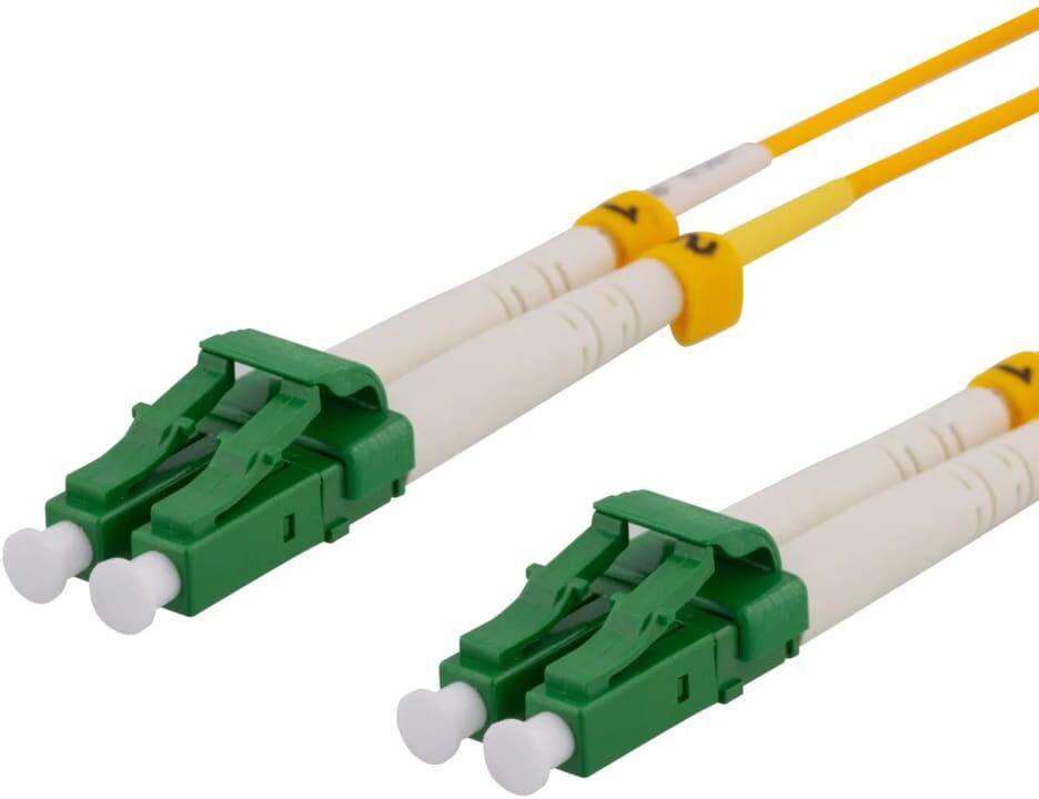 Deltaco OS2 fiberkabel LC – LC, duplex, singlemode, APC, 9/125, 5m Deltaco OS2 fiberkabel LC – LC, duplex, singlemode, APC, 9/125, 5m