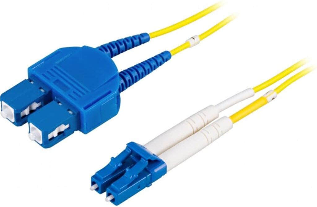 Deltaco Fiberkablage LC - SC, duplex, singlemode OS2, 4m Deltaco Fiberkablage LC - SC, duplex, singlemode OS2, 4m