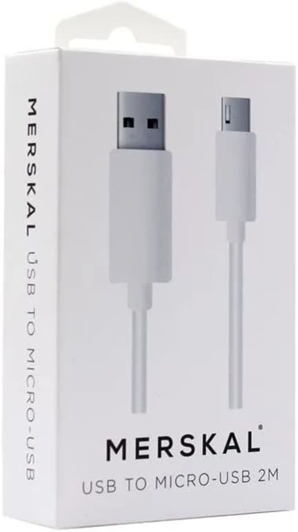 Merskal of Sweden Merskal USB till Micro-USB kabel 2m Merskal of Sweden Merskal USB till Micro-USB kabel 2m