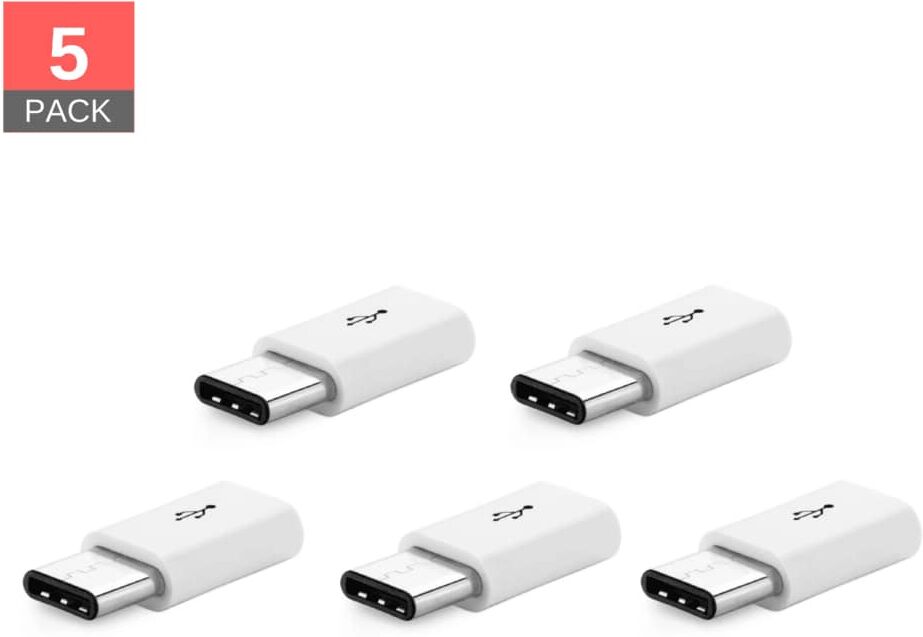 uSync 5-pack Adapter Micro-USB till USB-C till Samsung, Huawei m.fl. uSync 5-pack Adapter Micro-USB till USB-C till Samsung, Huawei m.fl.
