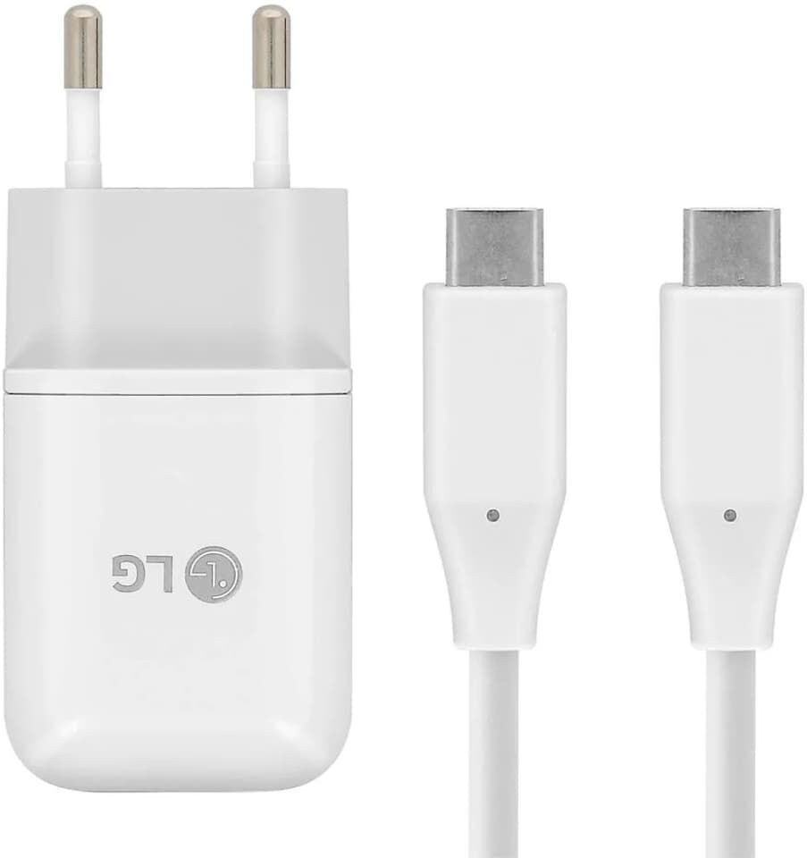 LG Original LG Quick Charger USB-C till USB-C Väggladdare LG Original LG Quick Charger USB-C till USB-C Väggladdare