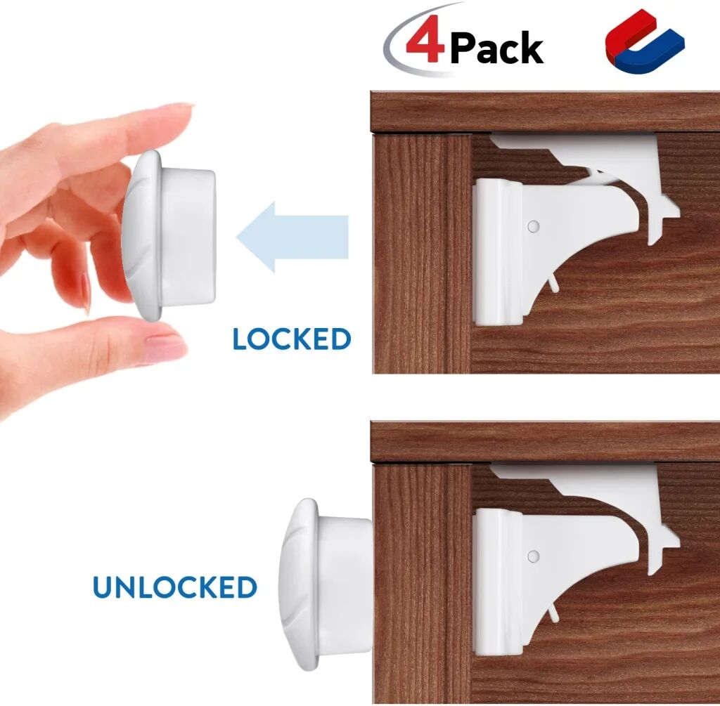 Tatkraft, Secret - 4x Magnetiskt Lås Tatkraft, Secret - 4x Magnetiskt Lås