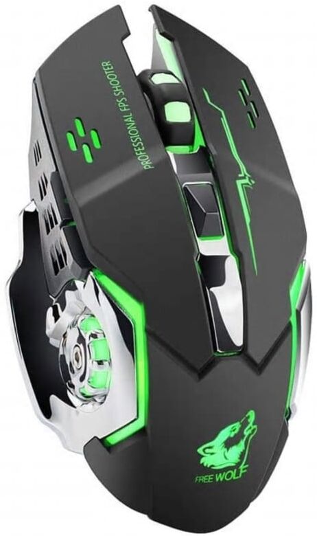 eStore X8 Trådlös 2,4GHz Gamingmus med LED Belysning eStore X8 Trådlös 2,4GHz Gamingmus med LED Belysning